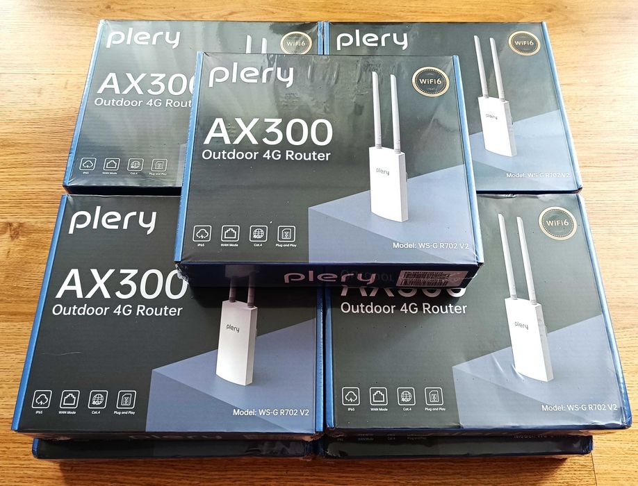НОВИНКА Потужний вуличний 3G/4G Wi-Fi6 роутер Plery SIM POE LAN Type-C