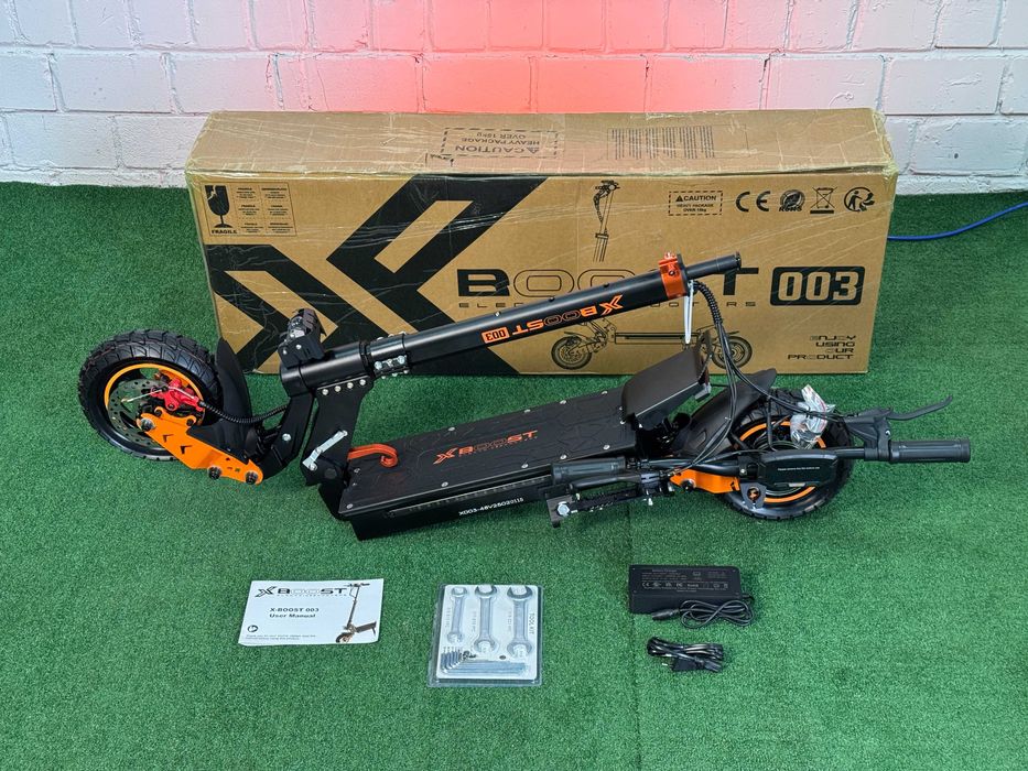 Электросамокат черный XBUST 0O3 PRO GEN1 (1200 Вт), Електросамокат XB