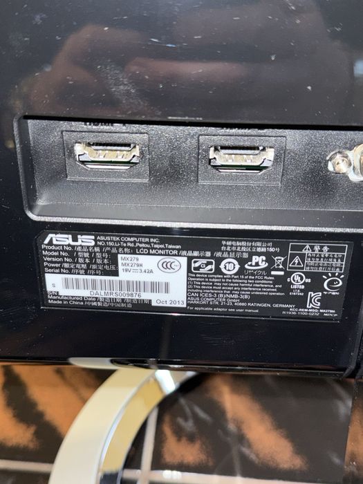 Monitor 27" ASUS MX279H IPS | Full HD | Designo | Głośniki B&O