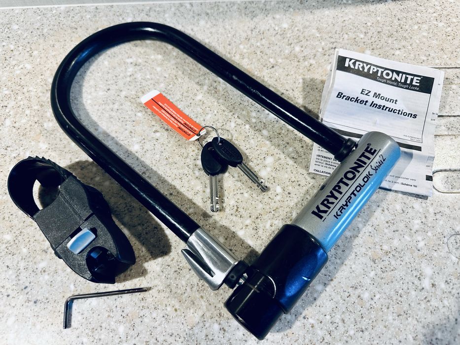 Zapięcie KRYPTONITE Kryptolock Series 2 zabezpieczenie U-Lock Ulock turystyczne