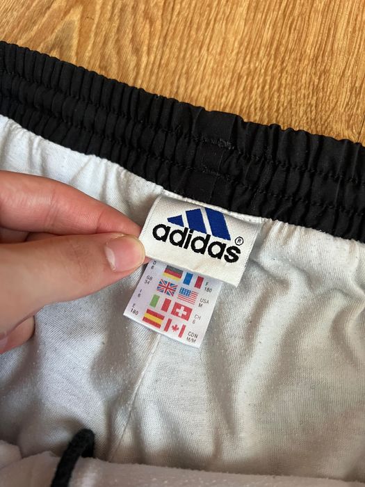 Нейлоновые штаны Adidas Nylon Pants Vintage Baggy винтаж sk8 rep y2k