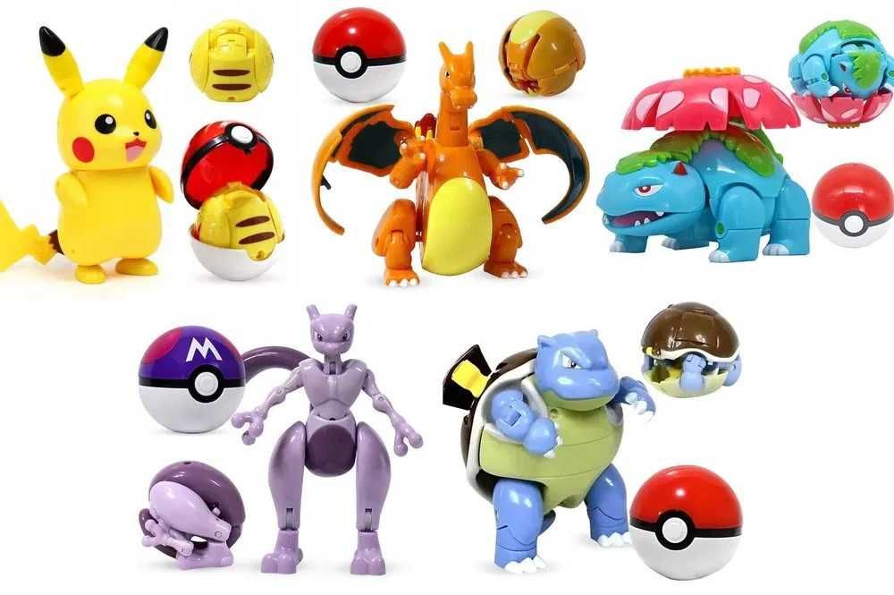 Покемон Пікачу трансформер з покеболом та інші покемони