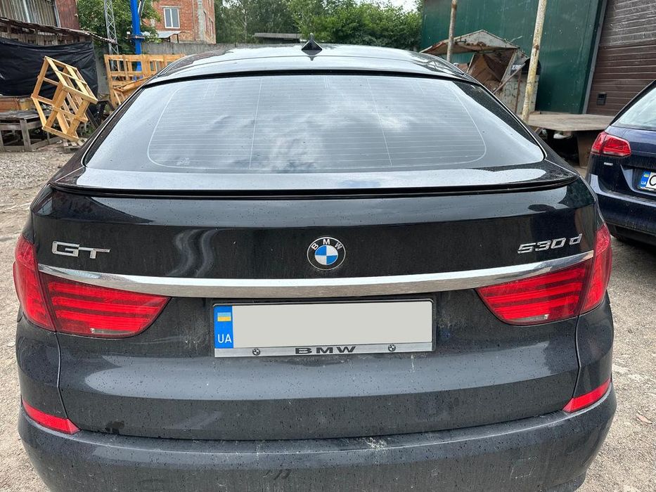 BMW 5 GT F-07 Спойлер LIP (Sunplex, чорний)
