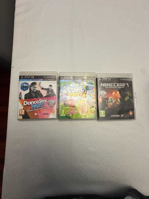 Gry PS3 + Kontroler Playstation move i  kamerka