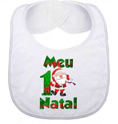 Babetes Estampados Personalizados Natal