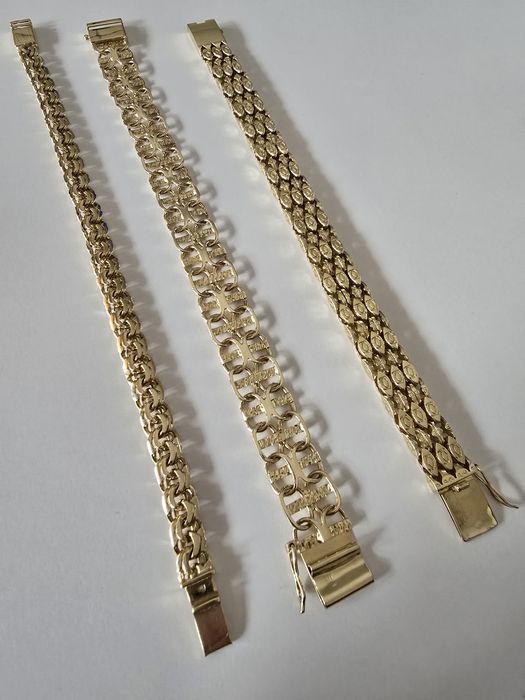 Nowe złote Bransolety Pr. 585 14K