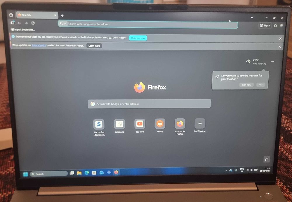 Lenovo ThinkBook 16 G4+| i5 12ª Gen |16GB RAM|512GB SSD|Windows 11 Pro