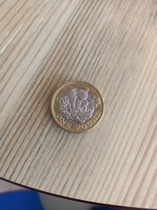 Moeda one pound 2018