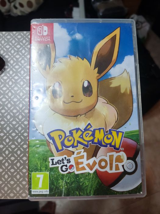 Jogo Pokémon Let's Go Eevee para Nintendo Switch.

- Aventura RPG.
- Inclui a c
