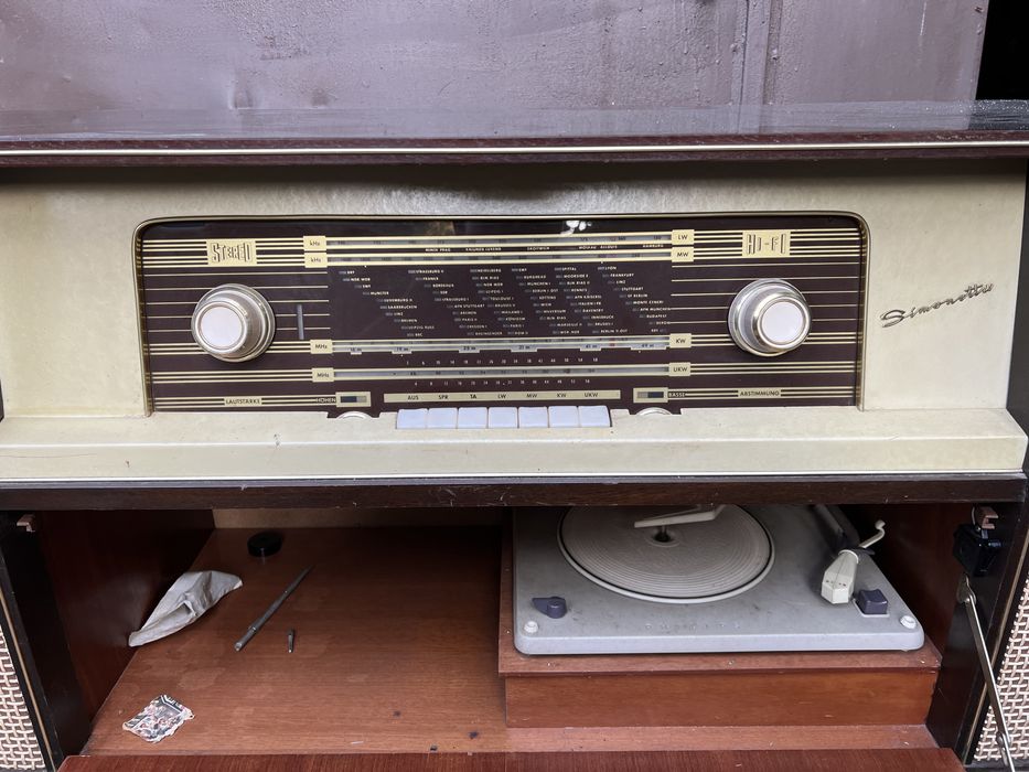 Szafa grajaca radio Smonetta vintage retro