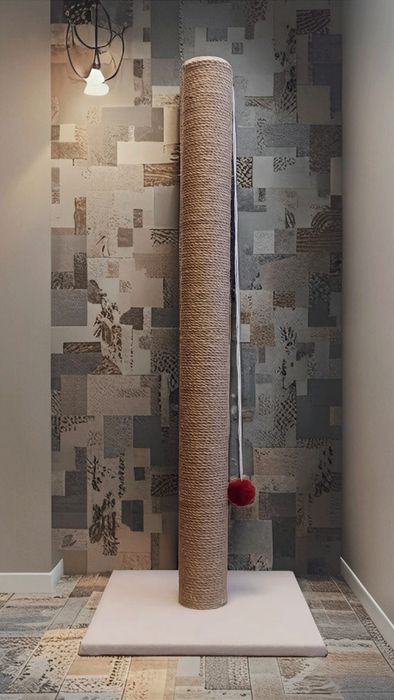 кігтеточка 120см,  когтеточка ,товстий стовп,широка основа.