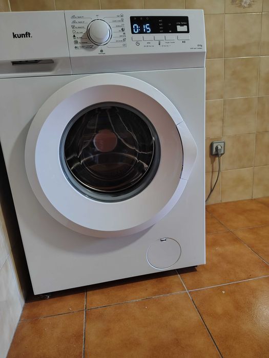 Máquina de lavar roupa kunft 8kg