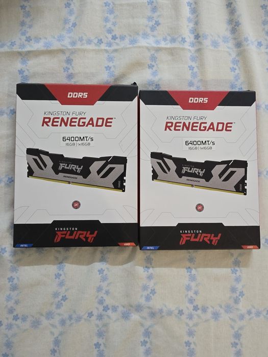 Memória Kingston Fury Renegade 2x16gb 32gb  6400mhz Cl 32