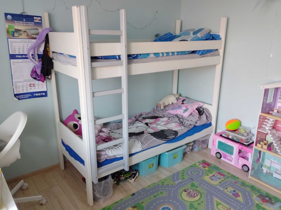 Ława szklana , łóżko piętrowe