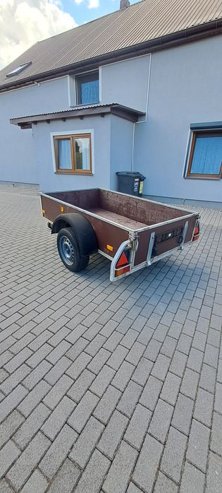 Przyczepa przyczepka  towarowa ocynk niemiecka 120x210cm 650kg mocna westfalia  branderup
