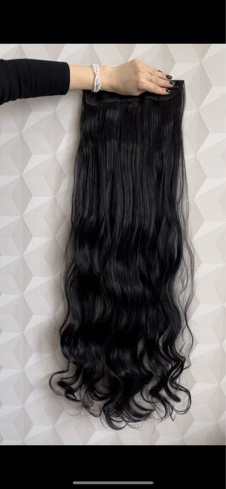 Волосы для самостоятельного наращивания на заколках Тресы