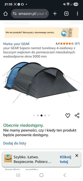 Namiot 4 osobowy