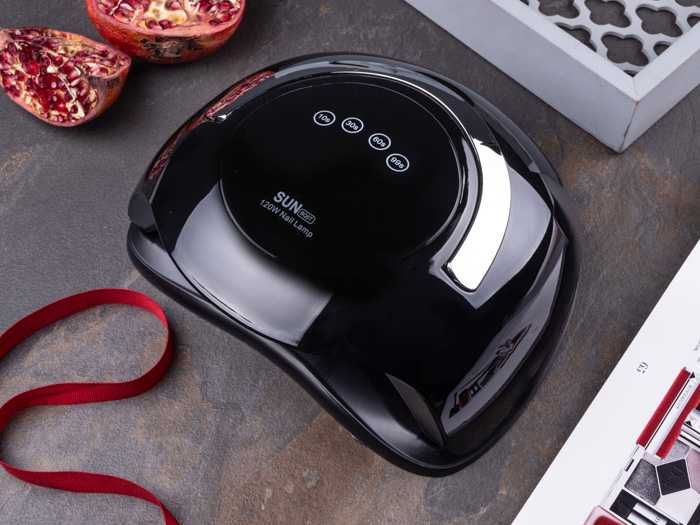 Лампа для маникюра гель лаком SUN BQ-5T  Black, 120 Вт