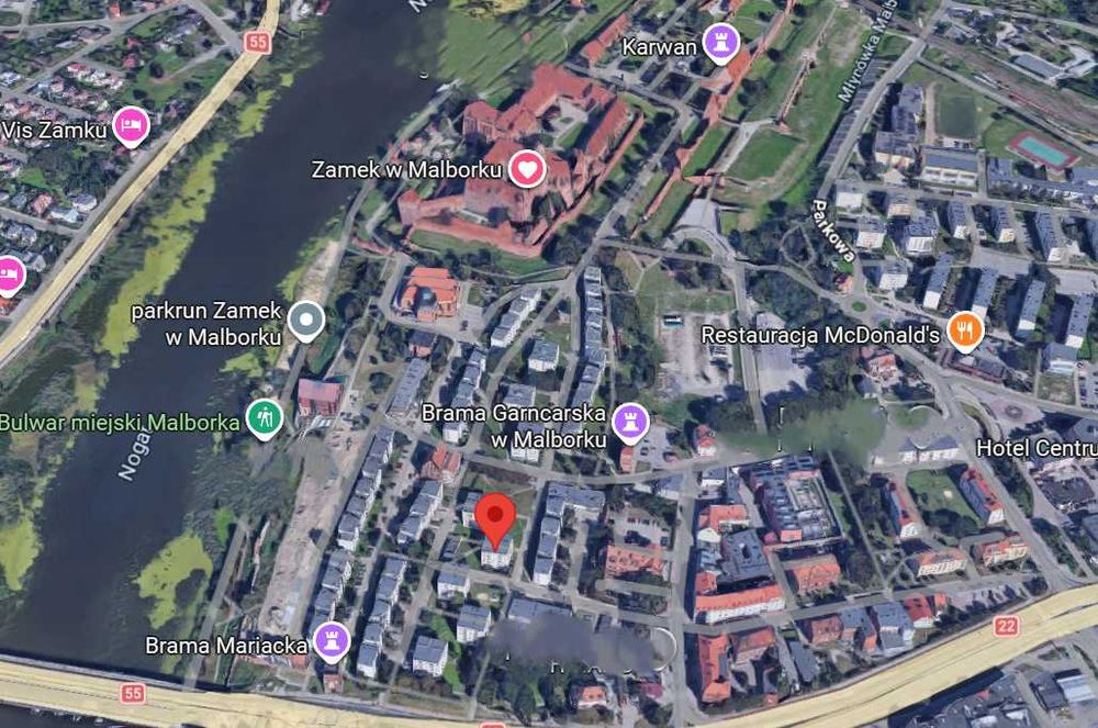 2 pokoje / 1 piętro / Stare m Miasto / z wyposażeniem