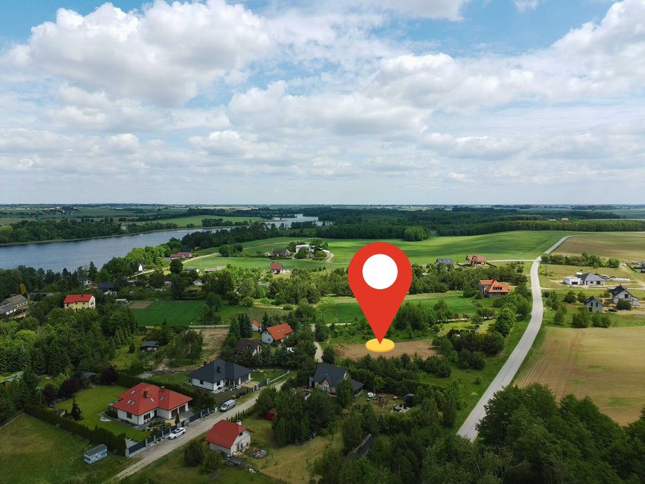 Działka nad jeziorem – 1500 m². Bez pośredników. Szybki dojazd do miasta