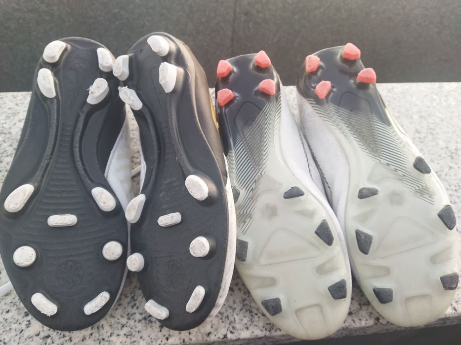 Várias chuteiras Nike tam 32, 33, 34 e 35