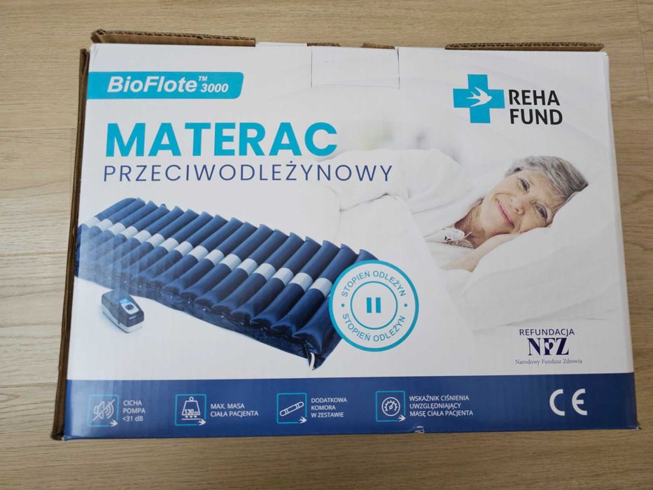 Materac Przeciwodleżynowy RehaFund BioFlote 3000