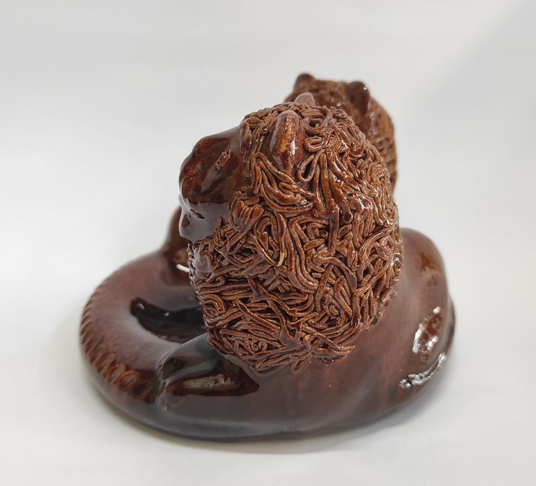 Пепельница Львы керамика Опошня