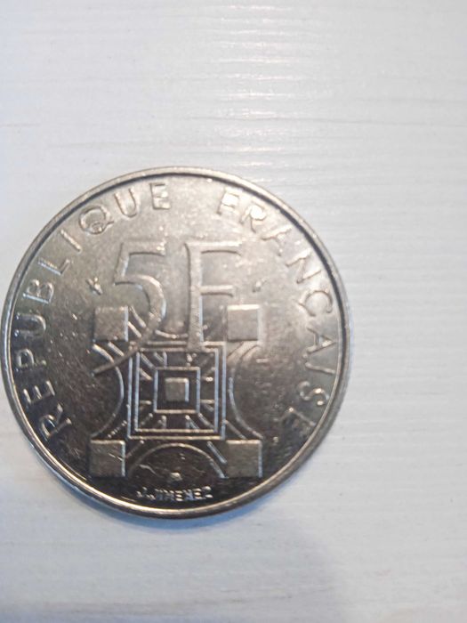 5 frankow 100 -lecie wiezy eiffla