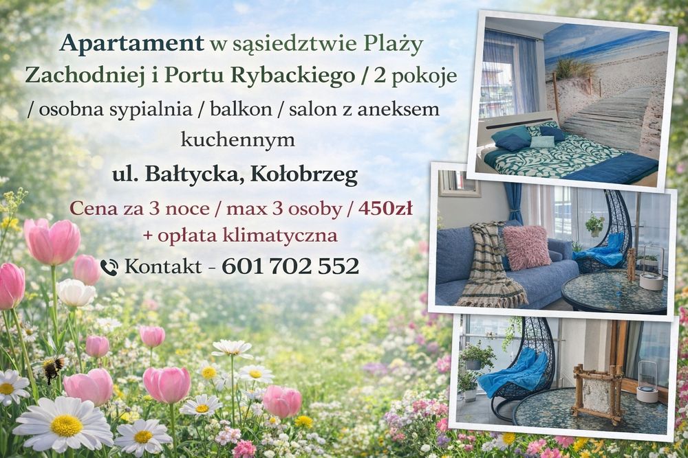 Apartament Lazurowa Przystań Amber Sand w Kołobrzegu