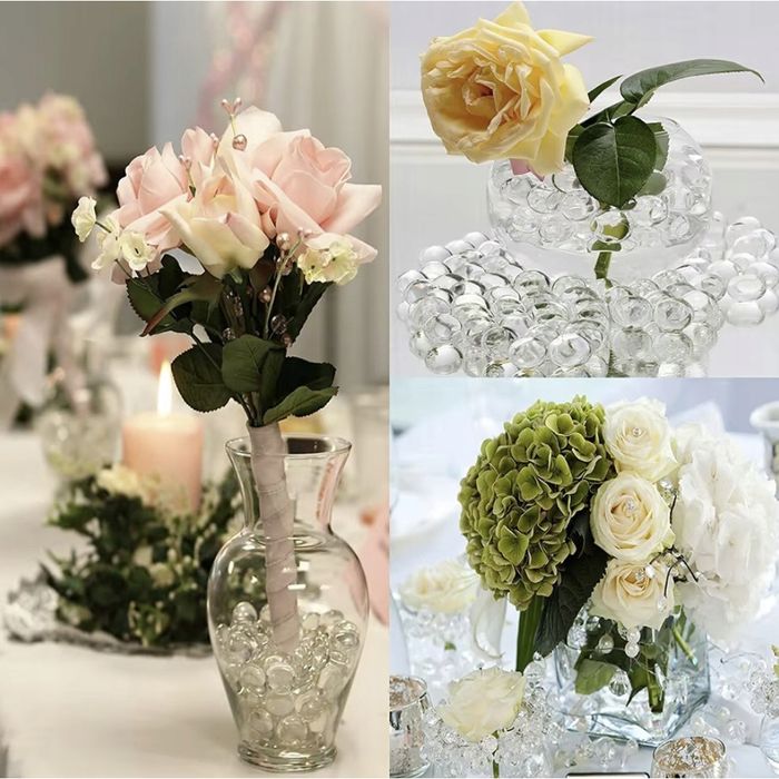 kulki żelowe przezroczyste hydrożel podlewanie do kwiatów 10000szt