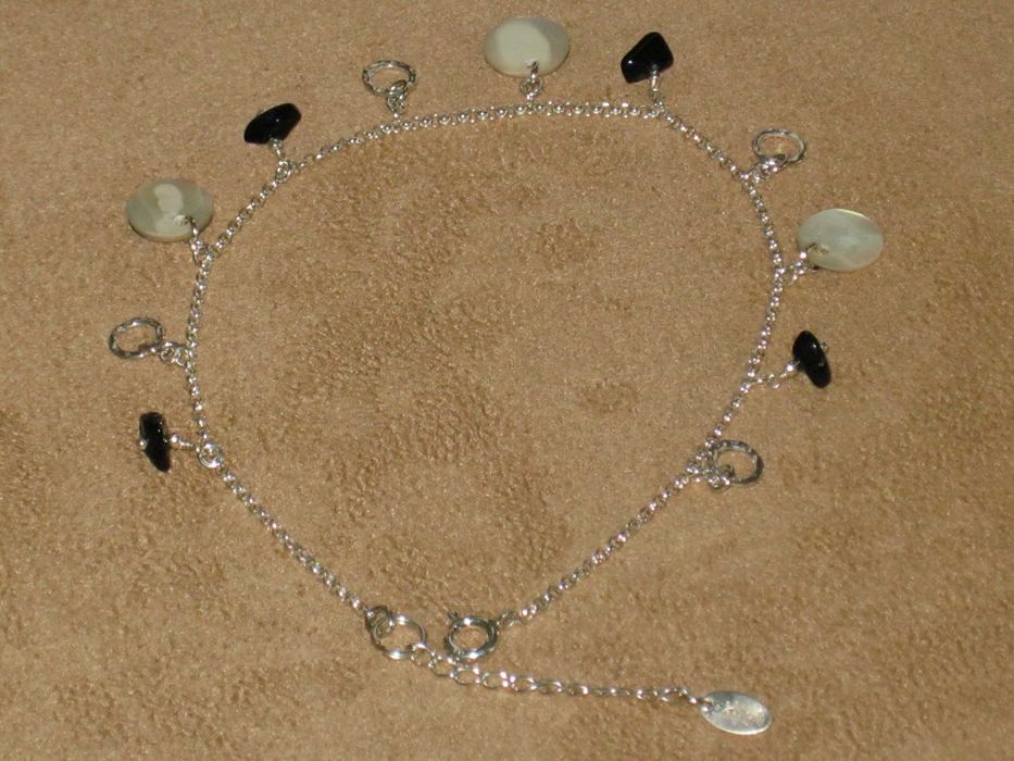 Pulseira Perna em Prata de lei Maciça 925`/..