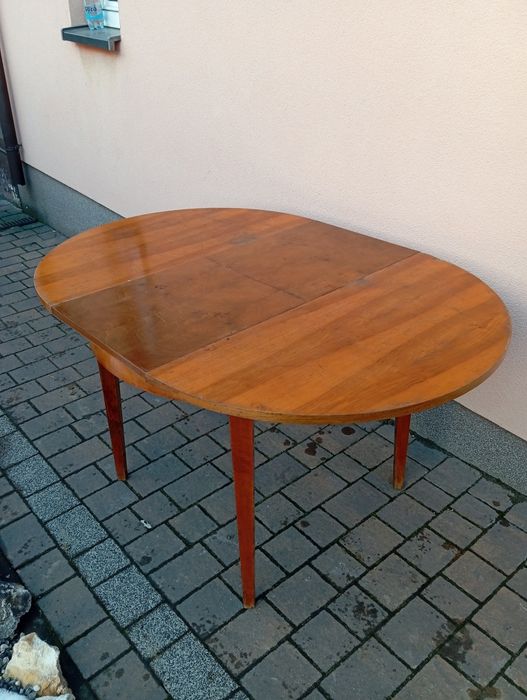Stół okragły PRL Transport