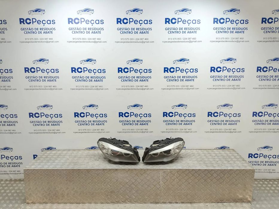 Conjunto Oticas Farois Frontal Frente Esquerda Halogenio Original BMW