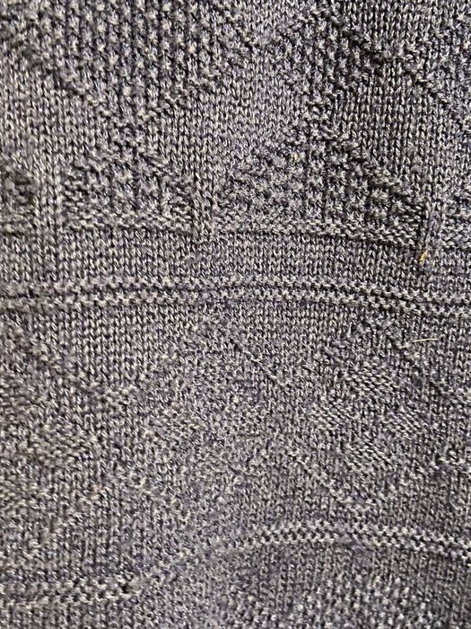 Uomo & uomo r 54 XL /XXL męski sweter niebieski crewneck Made in Italy