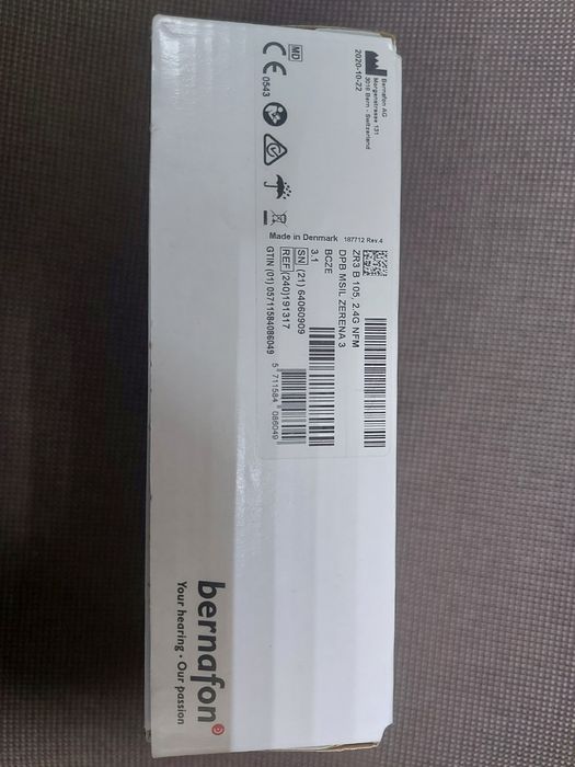 Слуховой аппарат Bernafon Zerena 3 b105 мощный с блютуз