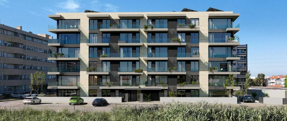 Apartamento T3 Novo com Varanda e 3 Frentes em Santa Marinha, V.N.Gaia