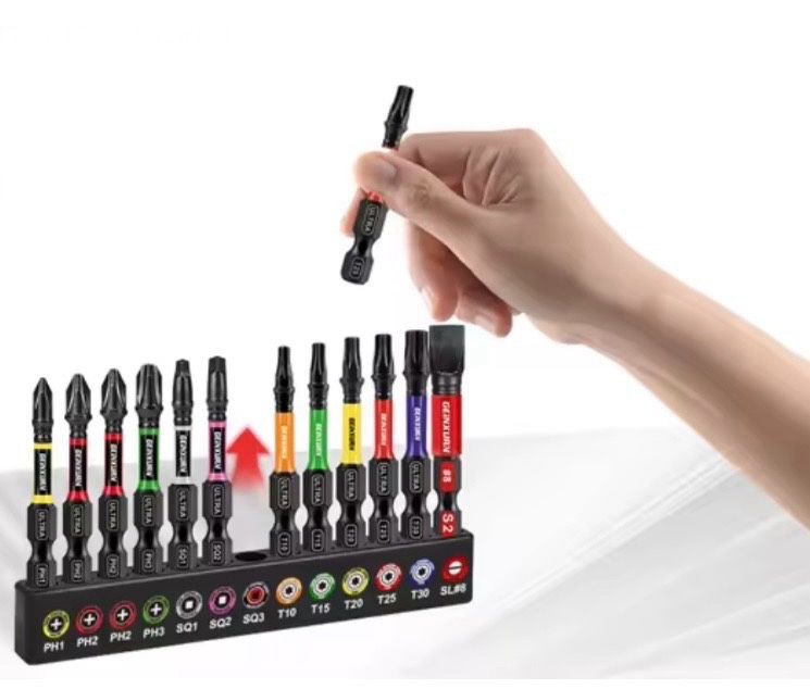 Змішаний високоякісний набор біт 13 штук ударні підсилені нові