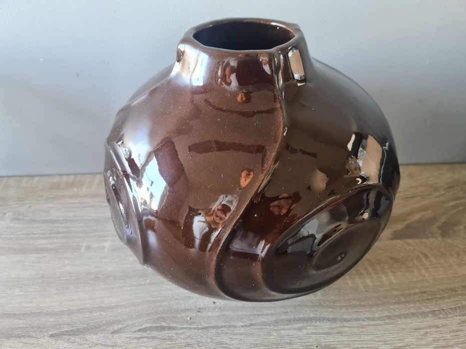 Duży dzban wazon fajans porcelit PRL