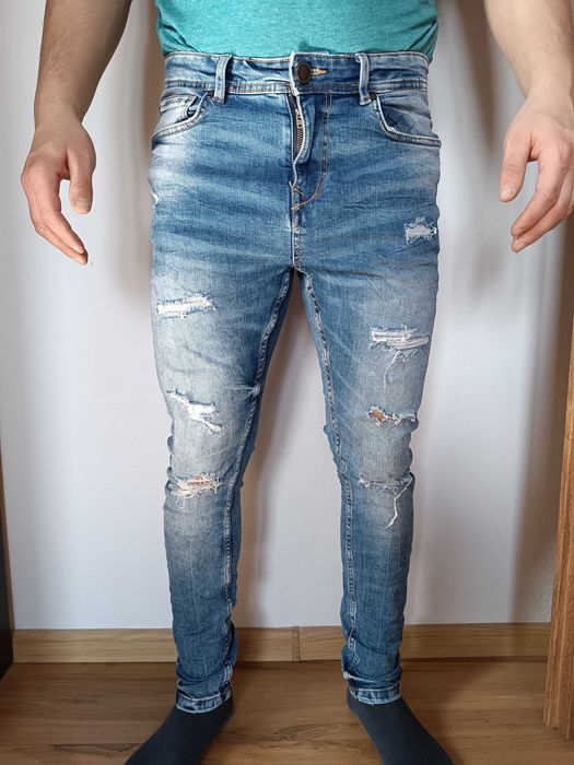 Spodnie męskie jeansowe 28/30