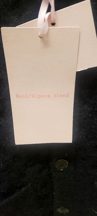 Kardigan męski marki H&M Simone Rocha z wełny  Alpaki