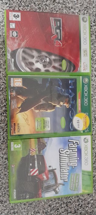 Farming simulator/Project gotham racing 4/Halo 3 Xbox 360
