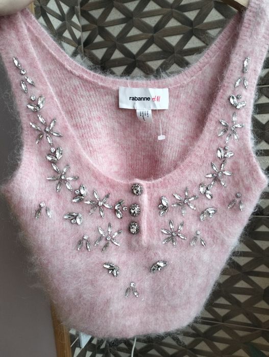 Топ H&M and Rabanne