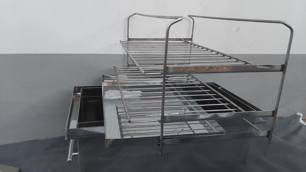 Коптильня горячего копчения из нержавеющей стали 1.5 мм