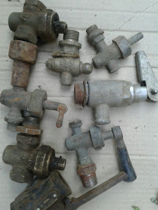 Кран латунный для бочки газа