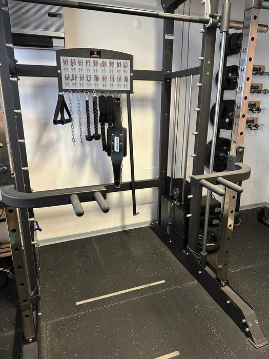 Multipower - Smith Machine + Rack + Polia Dupla + Jammer Arms