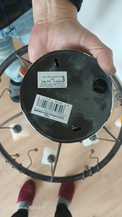 Lampy sufitowe wiszące  vintage 5 i 3 punktowa