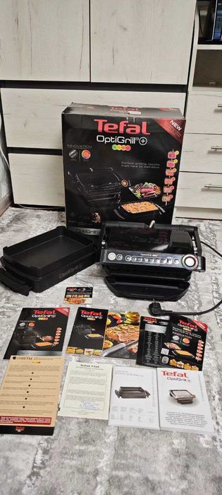 Гриль-барбекю электрический Tefal OptiGrill +