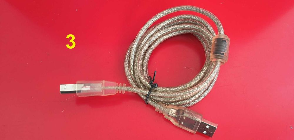 Кабель USB 2.0 AM/BM 3 и 1,8 метра новый экранированный