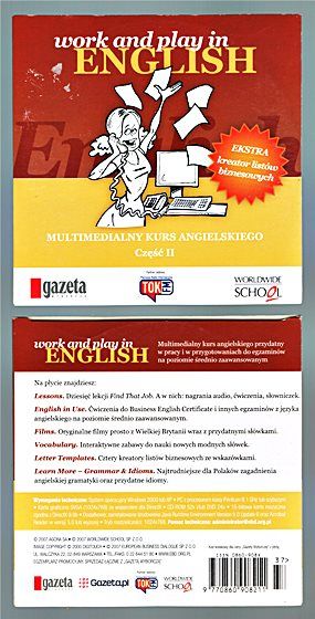 WORK AND PLAY IN ENGLISH - płyta CD2 wyd. Agora S.A./European Business