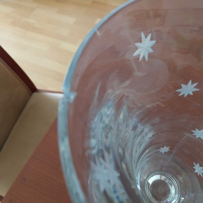 Taça e jarra Atlantis,, cristal